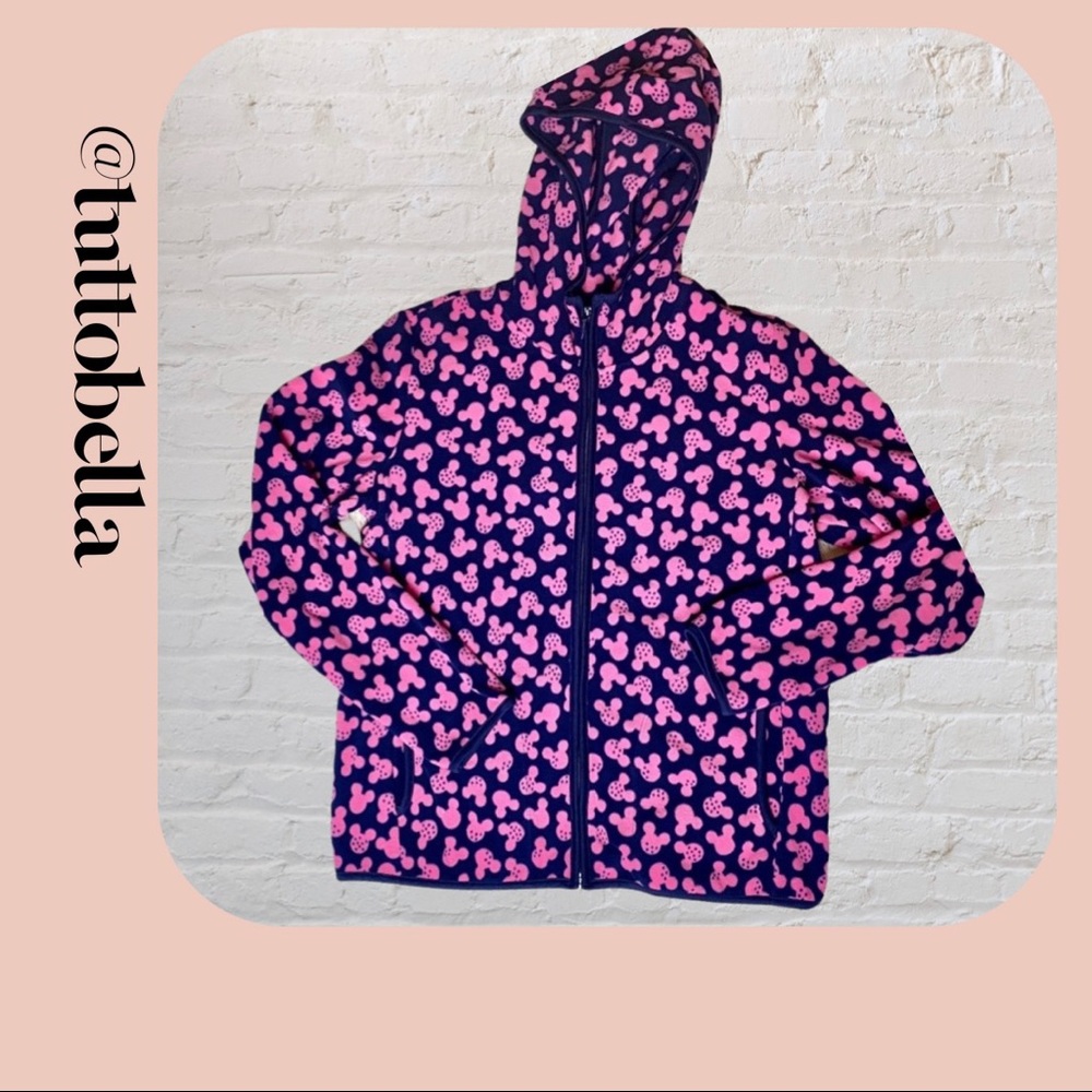Uniqlo for Disney Mickey Polar Fleece Zip Jacket Size Large